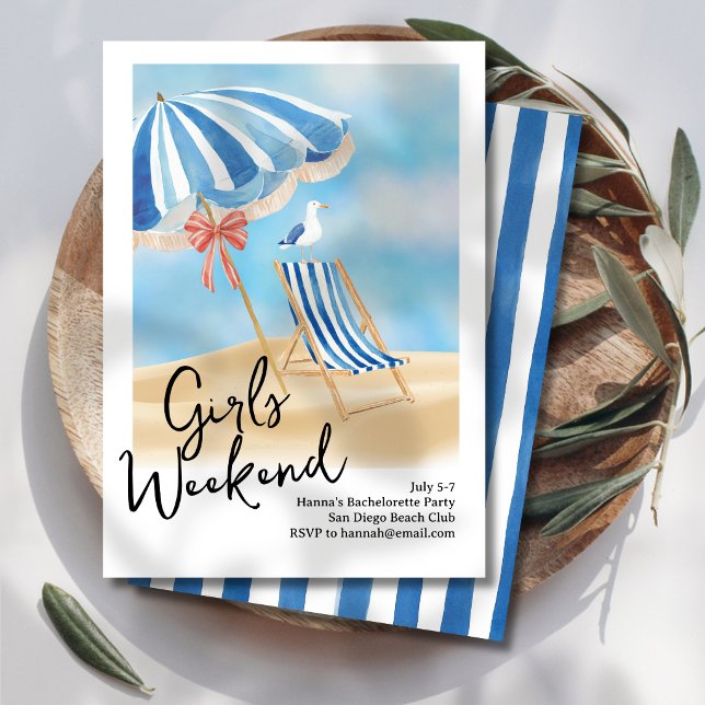 Beachside Party Invitation (Creator Uploaded)