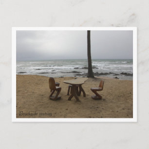 Beachside seating - Customized Postcard
