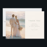 Beachside Wedding Thank You Card<br><div class="desc">Celebrate timeless romance with this elegant floral wedding collection. Featuring delicate watercolor florals in soft lavender, blush, and greenery, each piece captures a sense of natural beauty and modern sophistication. Perfect for couples seeking a refined and cohesive wedding theme, this collection includes invitations, thank you cards, signage, wine labels, and...</div>
