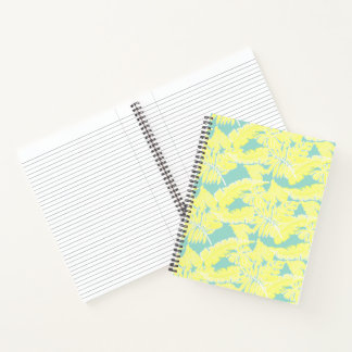 beachtime palm leaves notebook