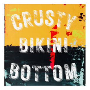 Beachy acrylic original art panel