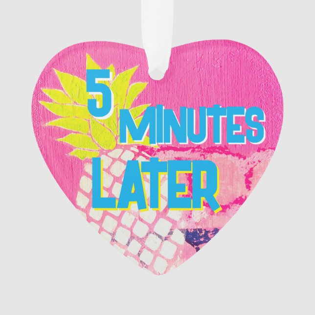 Beachy Acrylic Ornament (Front)