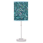 Beachy Aqua Blue Faux Sequins