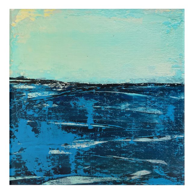 Beachy art on acrylic panel (Front)