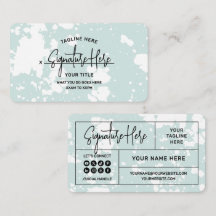 Beachy Bleached Tie-Dye Business Cards