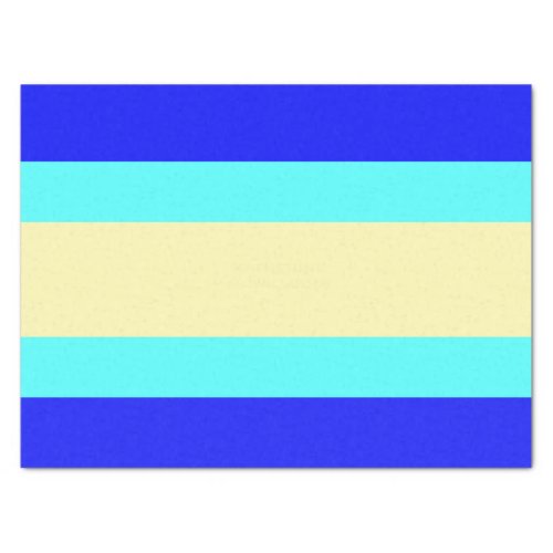 Beachy Bliss Ocean Blues and Sunny Hues_Stripes_ Tissue Paper