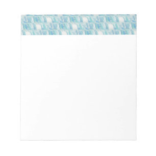 Beachy Blue Checks Notepad