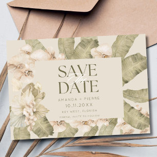 Beachy Boho Photo Wedding Save the Date