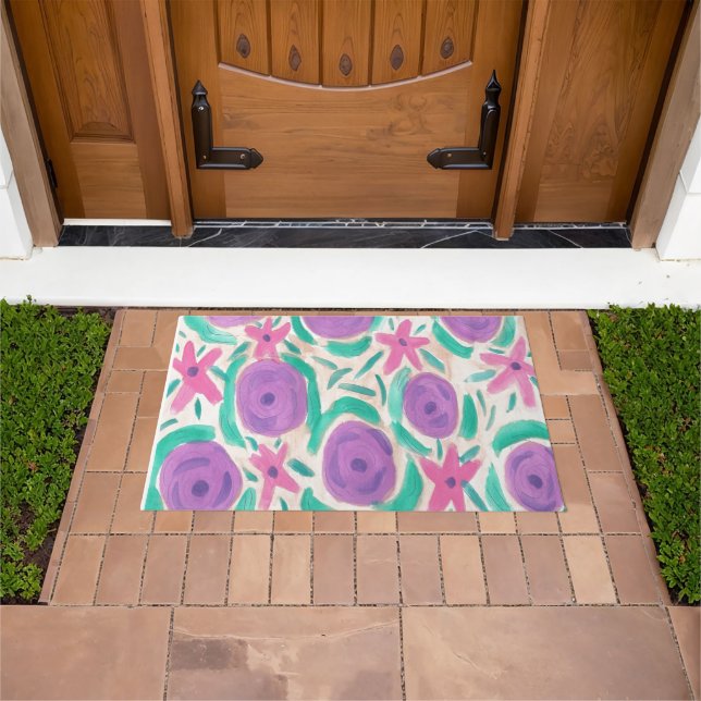 Beachy Boho Print  Doormat (Outdoor)