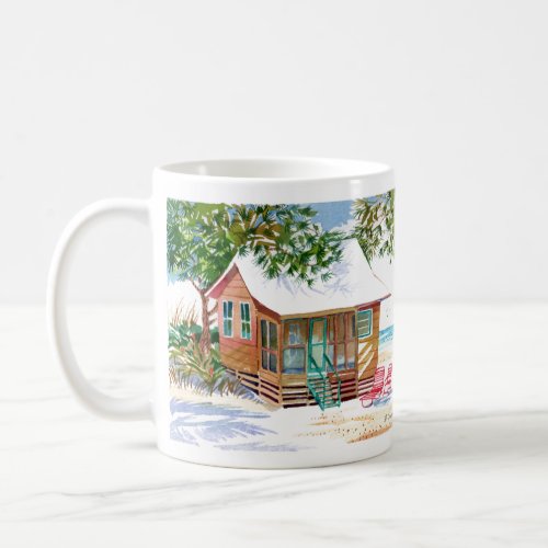 Beachy Brown Cottage Fort Myers Beach Mug