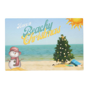 Beachy Christmas Bliss Placemat