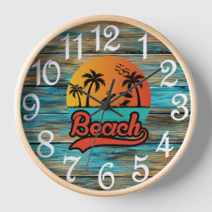 Beachy clock