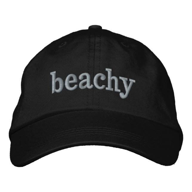 beachy embroidered baseball cap (Front)