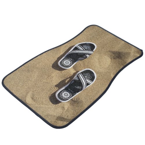 Beachy Flip Flops Car Mat