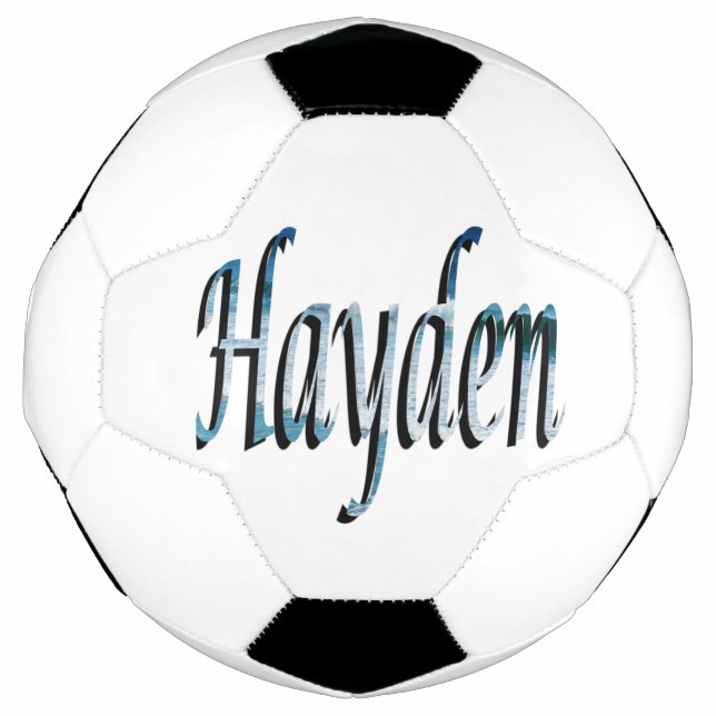 Beachy Hayden Name, Soccerball (Front)