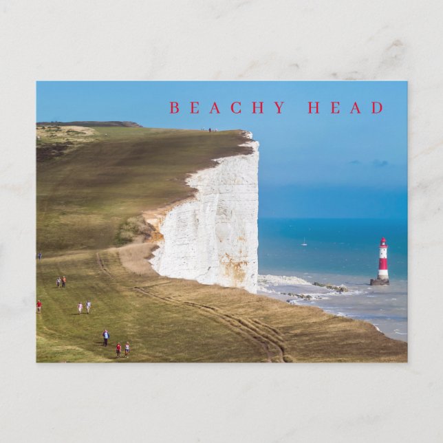 Beachy Head view postcard (Front)