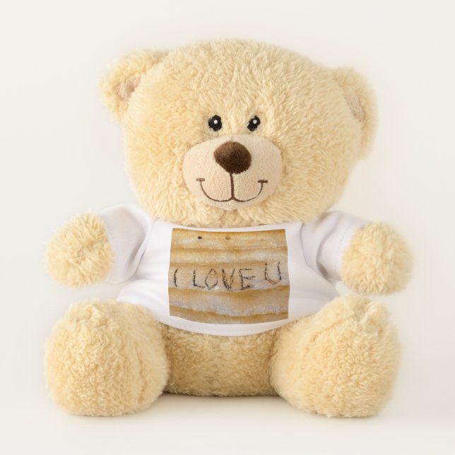 Beachy I Love You Teddy Bear (Front)