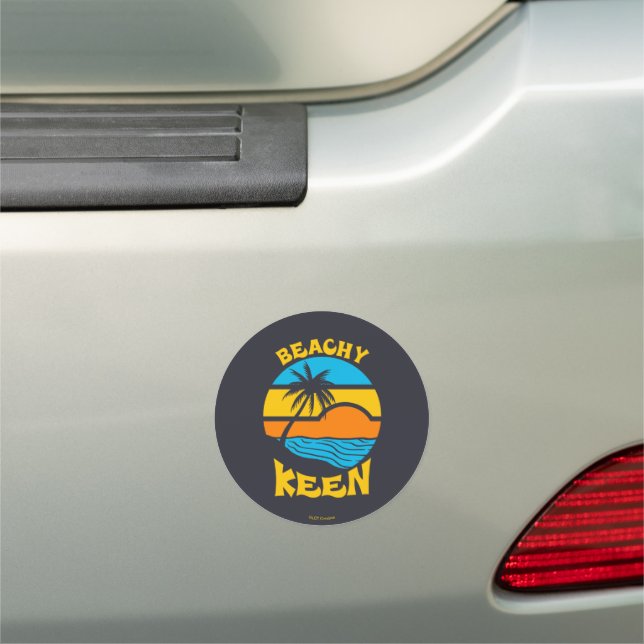 Beachy Keen Car Magnet (In Situ)