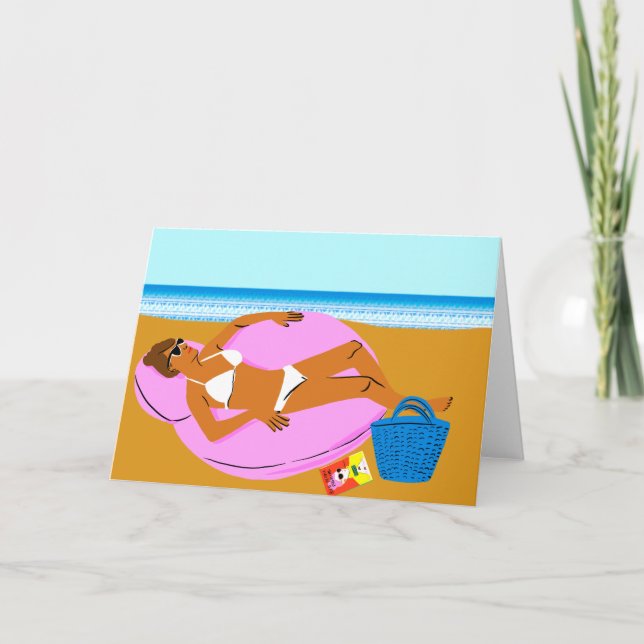 Beachy Keen - Pink Card (Front)