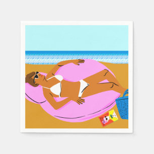 Beachy Keen - Pink Napkins