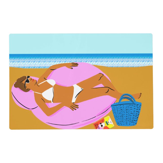 Beachy Keen - Pink Placemat (Front)
