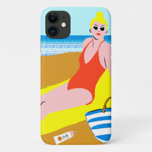 Beachy Keen - Yellow iPhone 11 Case