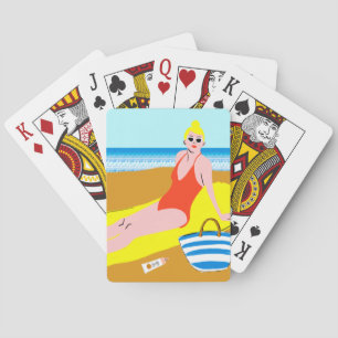 Beachy Keen - Yellow Poker Cards