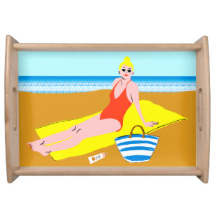 Beachy Keen - Yellow Serving Tray