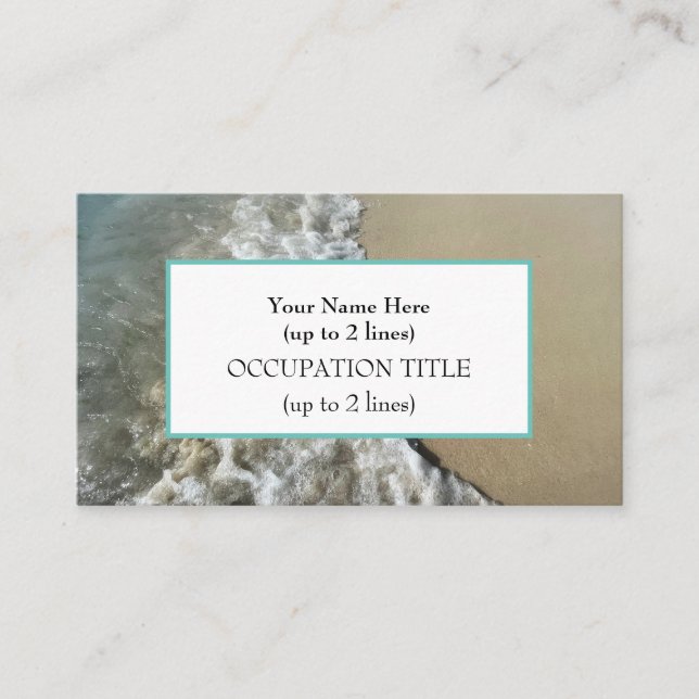 Beachy Na! 2 Business Card (Front)