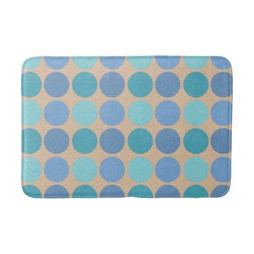 Beachy Polka Dots Bath Mat