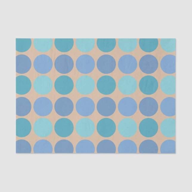 Beachy Polka Dots Tissue Paper (Front)