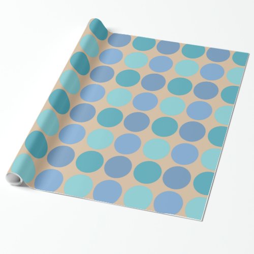 Beachy Polka Dots Wrapping Paper