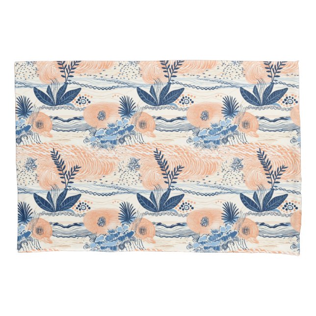 Beachy Shore  Pillow Case (Front-Left)