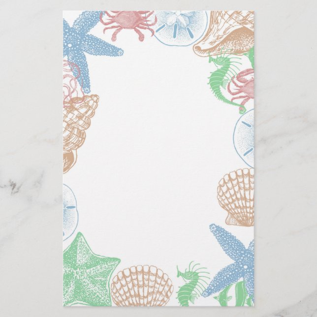 Beachy Stationery (Front)