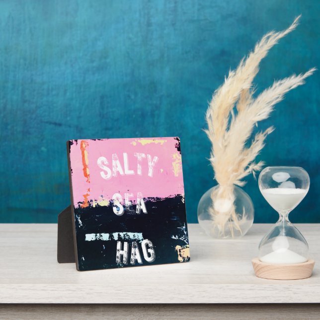 Beachy Tabletop plaque with easel  (Insitu)