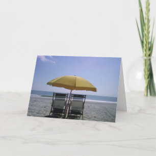 BEACHY THINKING OF YOU GREETINGS CARD