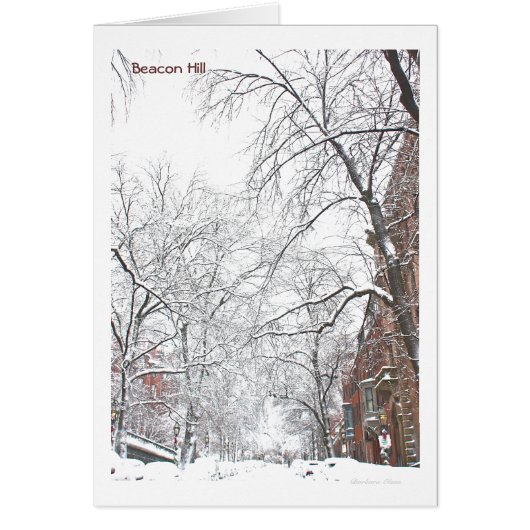 Beacon Hill: Boston MA Cards (Front)