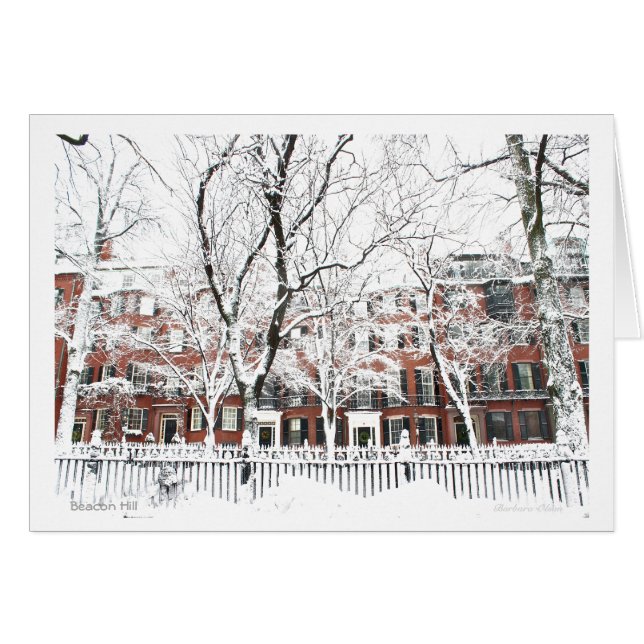 Beacon Hill: Louisburg Square Cards (Front Horizontal)