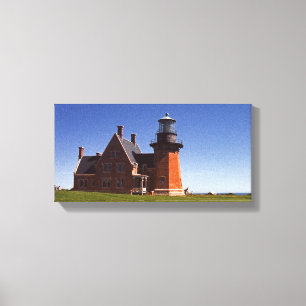 Beacon of Southeast Block Island Canvas Print