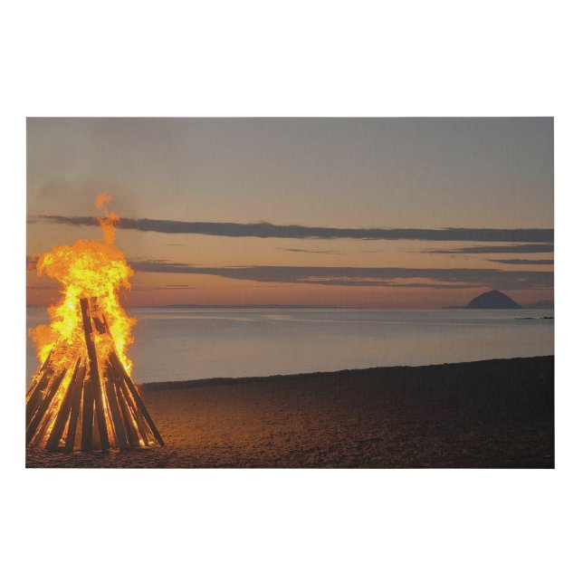 Beacon on the Beach Faux Canvas Print (Front)