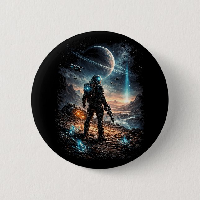 Beacon on the Distant World Button (Front)