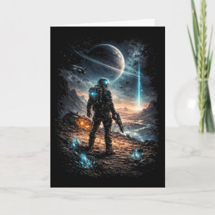 Beacon on the Distant World Holiday Card