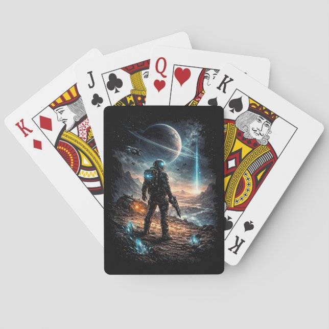 Beacon on the Distant World Poker Cards (Back)