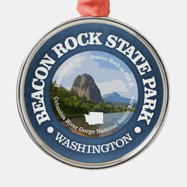 Beacon Rock SP Metal Ornament (Front)