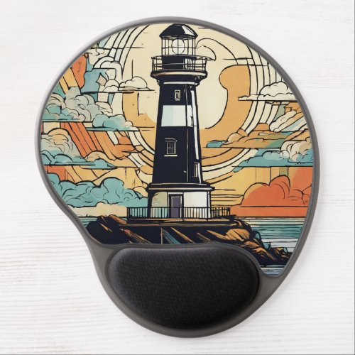 Beacon Threads Illuminate Your Style with Lightho Gel Mouse Pad