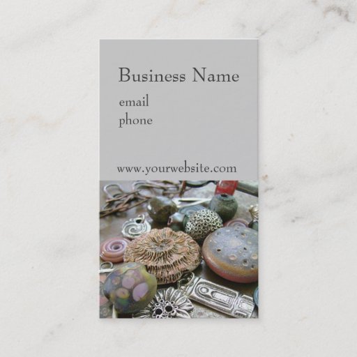 Customizable Bead Business Cards