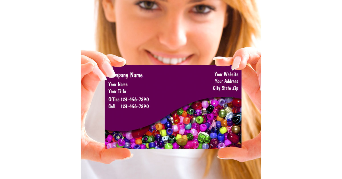 Bead Business Cards Zazzle