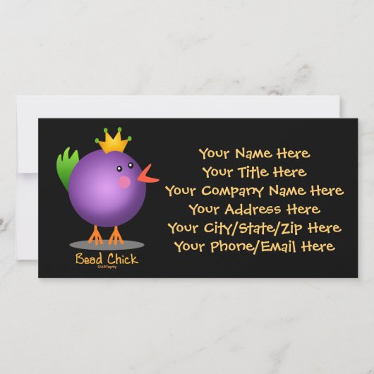 Bead Chick - Purple (Front)