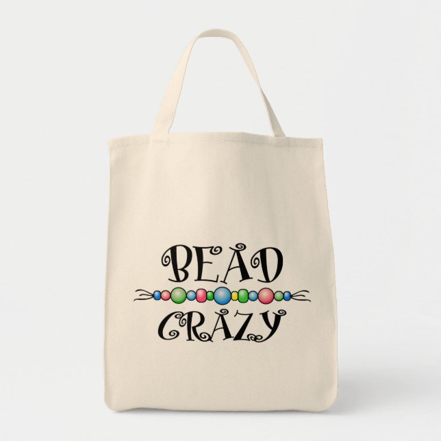 Bead Crazy Tote Bag (Front)