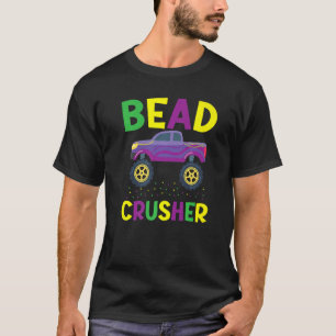 Bead Crusher Mardi Gras New Orleans Louisiana Para T-Shirt